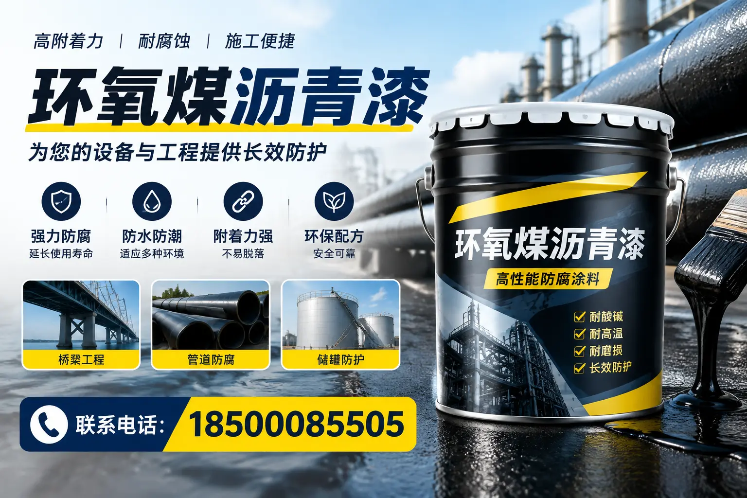环氧煤沥青漆与其他涂料的对比分析，助力白沙企业决策